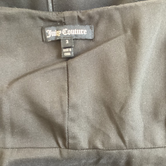JUICY COUTURE Black Ponte Dress SZ 2 - Picture 5 of 5